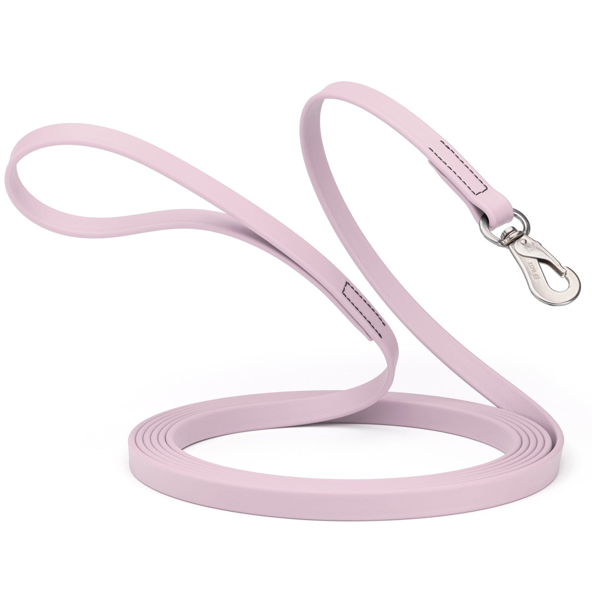 Viper Long Line 20 ft Biothane Dog Lead with SPRENGER Stainless Steel Hook Pastel Purple Dog Leashes Dogline