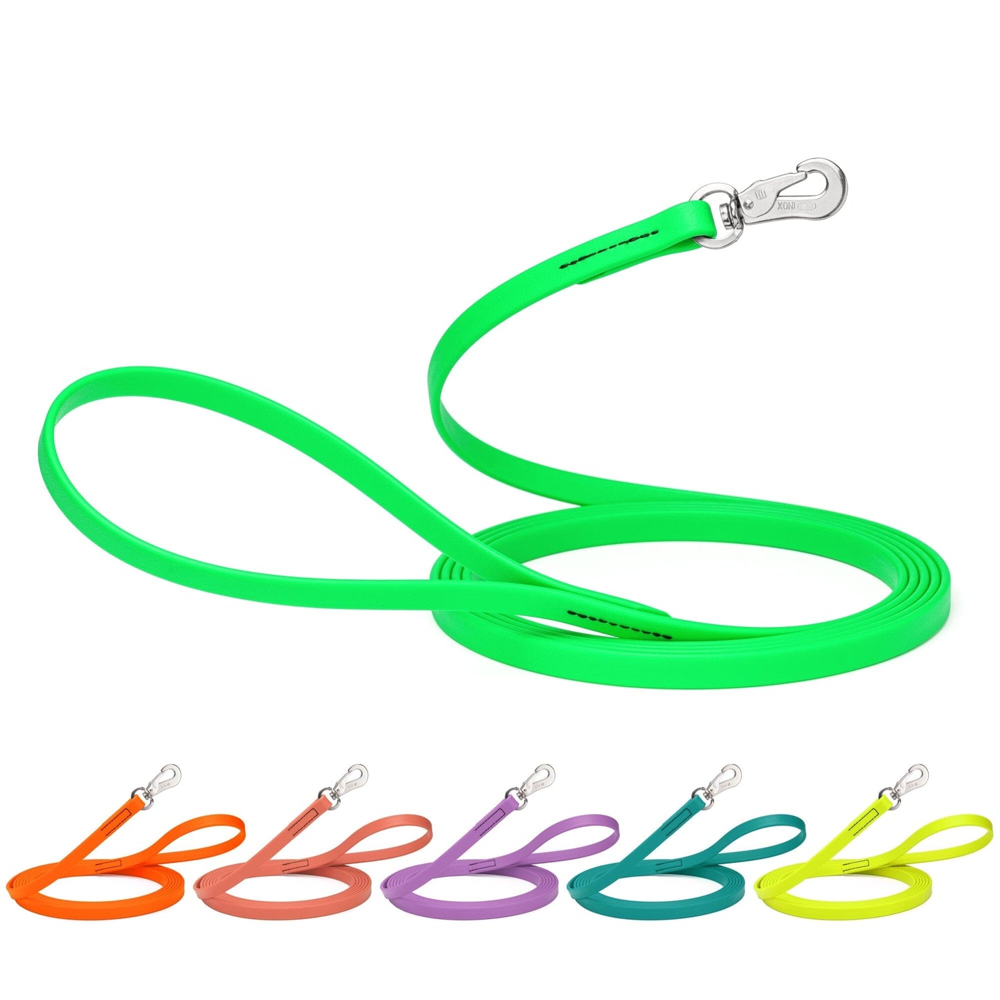 Viper Long Line 10 ft Biothane Dog Lead with SPRENGER Stainless Steel Hook Dog Leashes Dogline