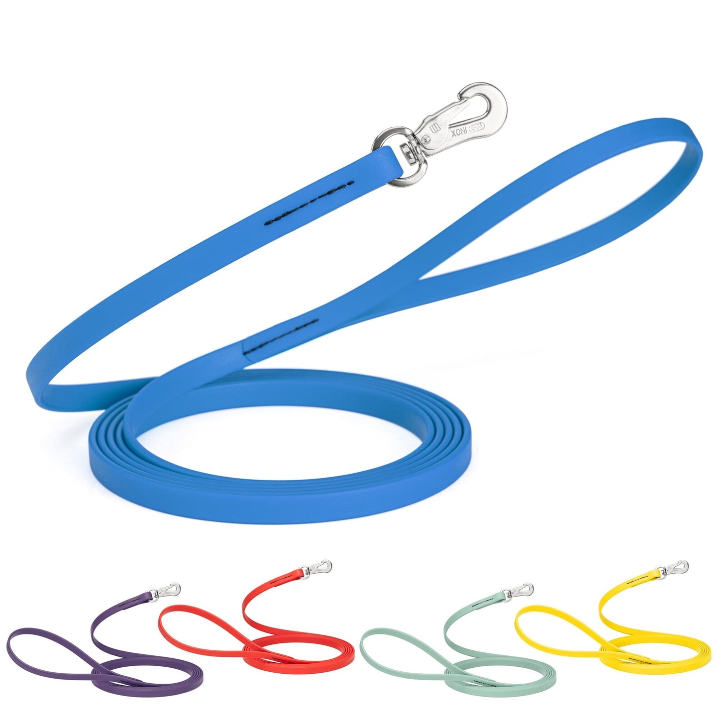 Viper Long Line 15 ft Biothane Dog Lead with SPRENGER Stainless Steel Hook Dog Leashes Dogline