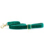 Emerald (Kelly) Velvet Dog Leash 2 Hounds Design