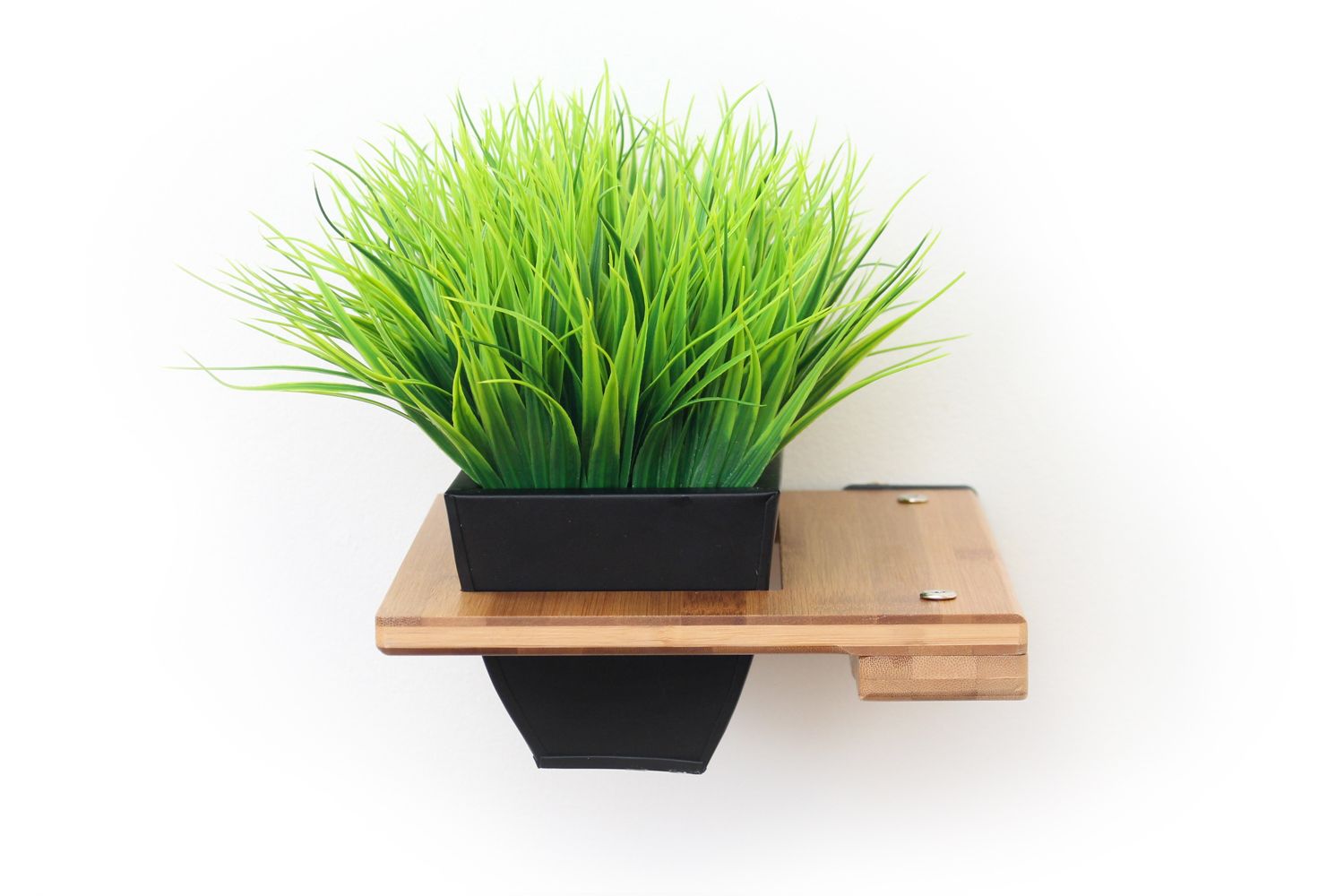 Cat Plant Stand for Wall Natural Bamboo Standalone Shelf Cat shelves/bed Catastrophic Creations
