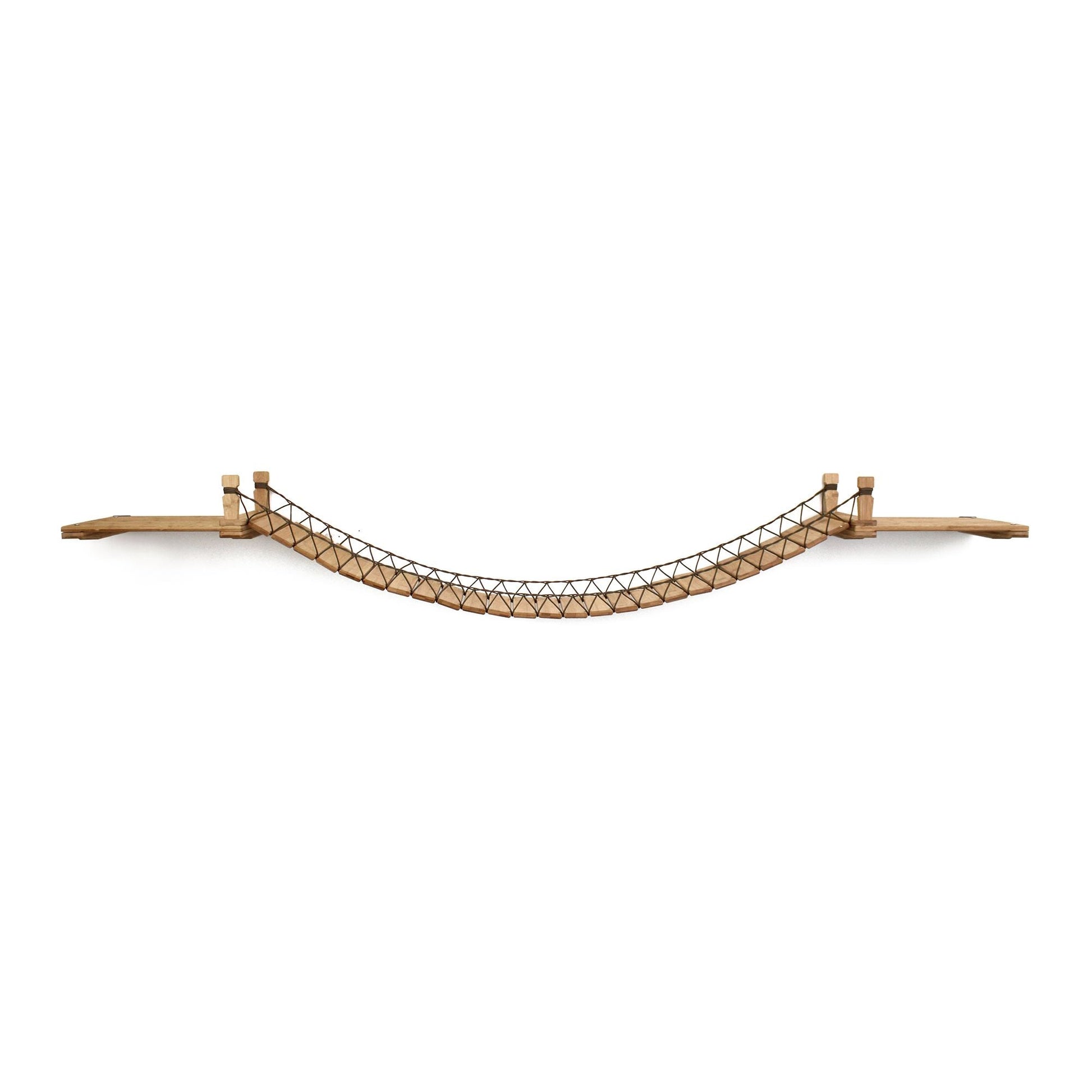 Cat Wall Bridge and Shelf Set Natural Bamboo 66" Cat Bridge Catastrophic Creations