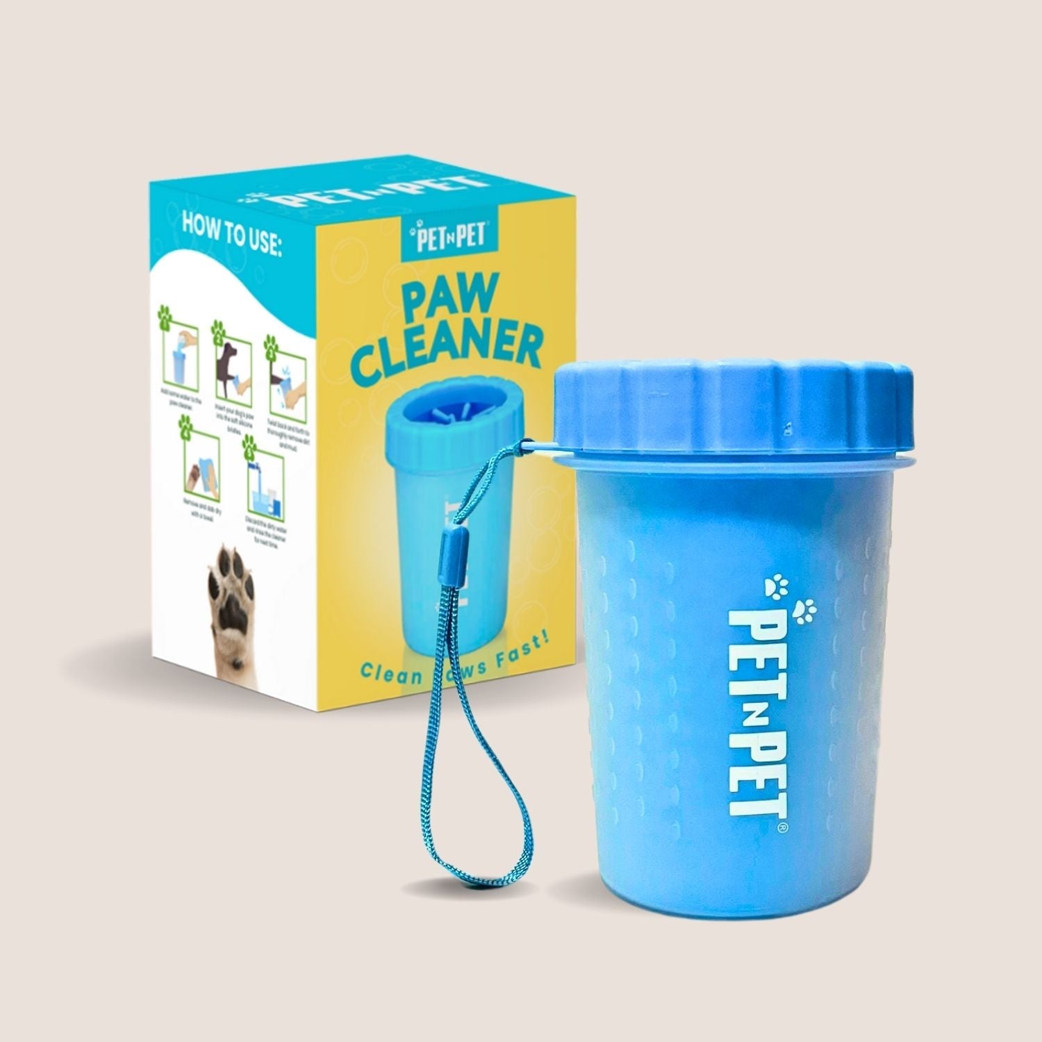 Dog Paw Washer and Cleaner Blue Paw Cleaner Pet N Pet ®
