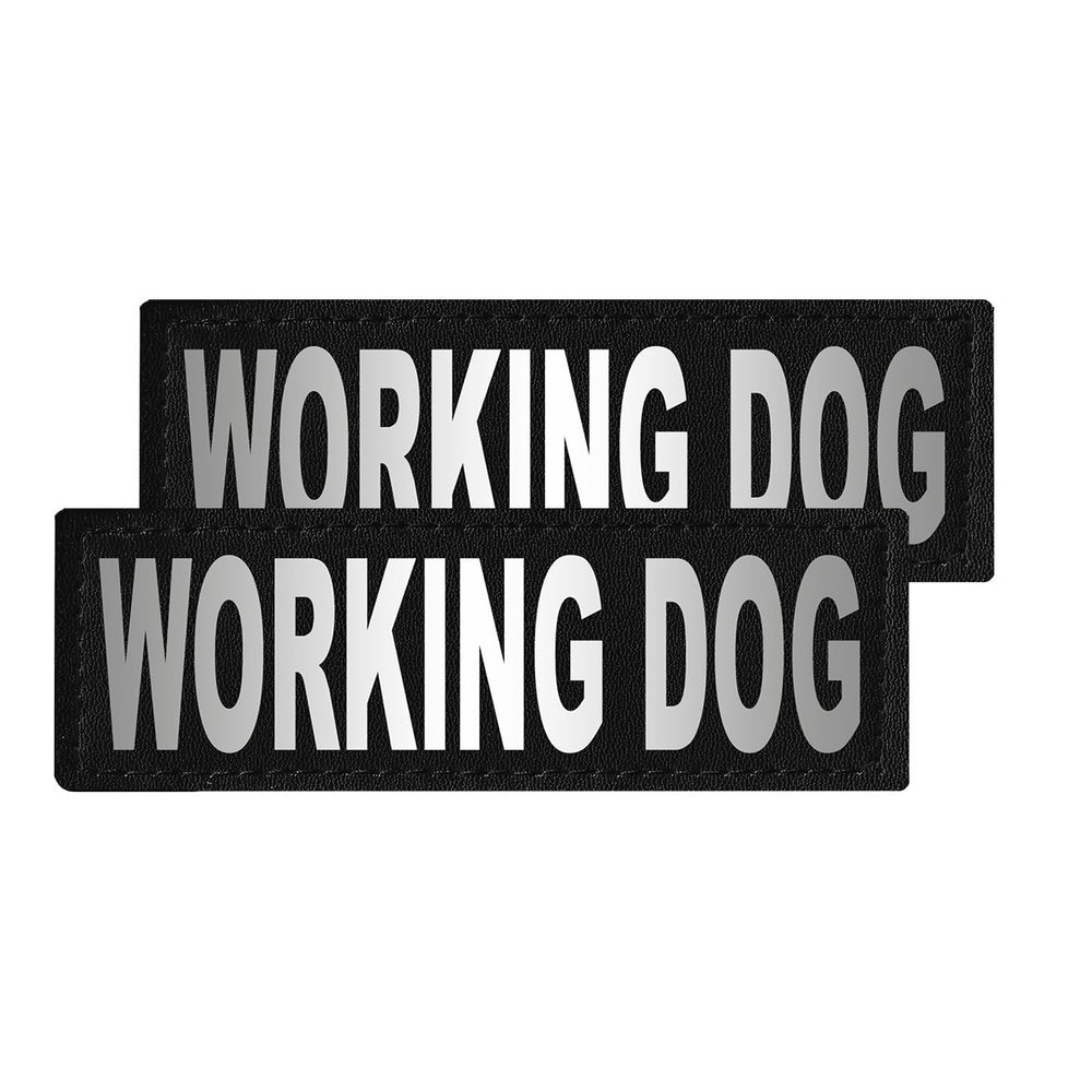 Removable Reflective Patches (Set of 2) WORKING DOG Dog Harnesses Dogline
