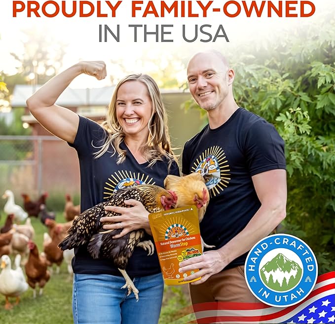 WormStop – Natural Dewormer for Chickens Buff Clucks