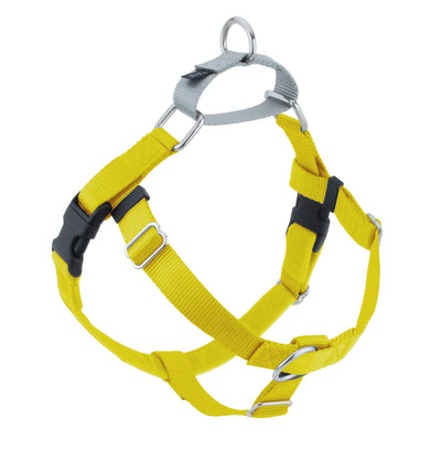 Yellow Freedom No-Pull Dog Harness Freedom Harness 2 Hounds Design