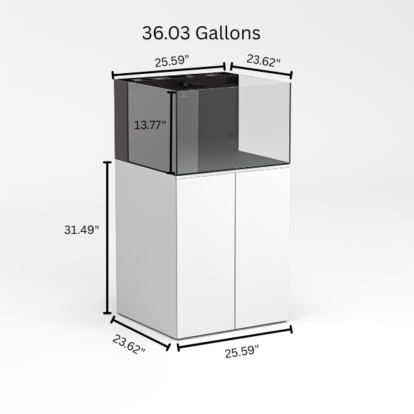 Reef Ready 35-Gallon AIO System Saltwater Tank Aquarium Sea Cardinal