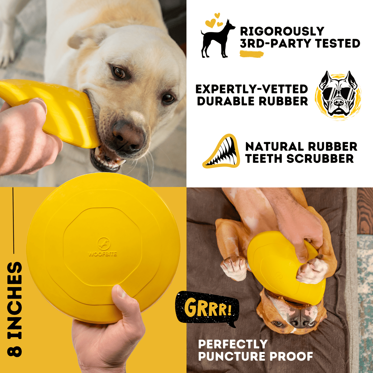 Launch Disc™ Monster K9 Dog Toys