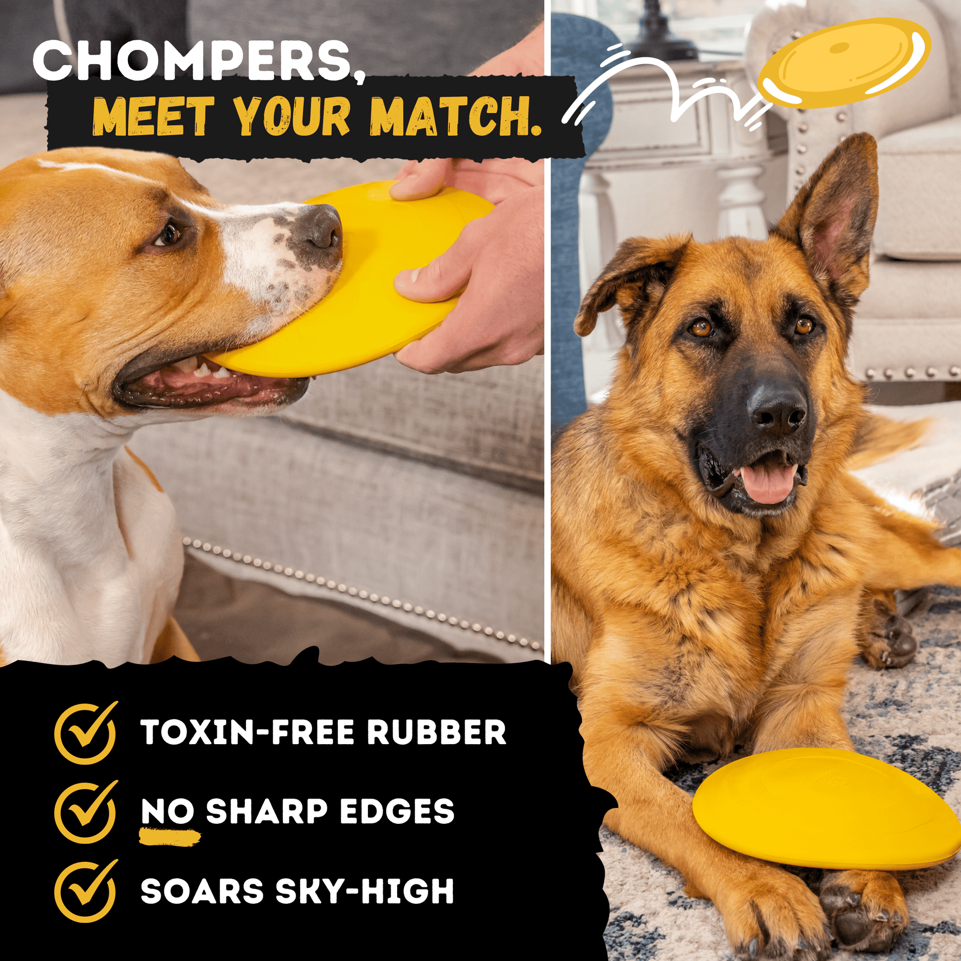 Launch Disc™ Monster K9 Dog Toys