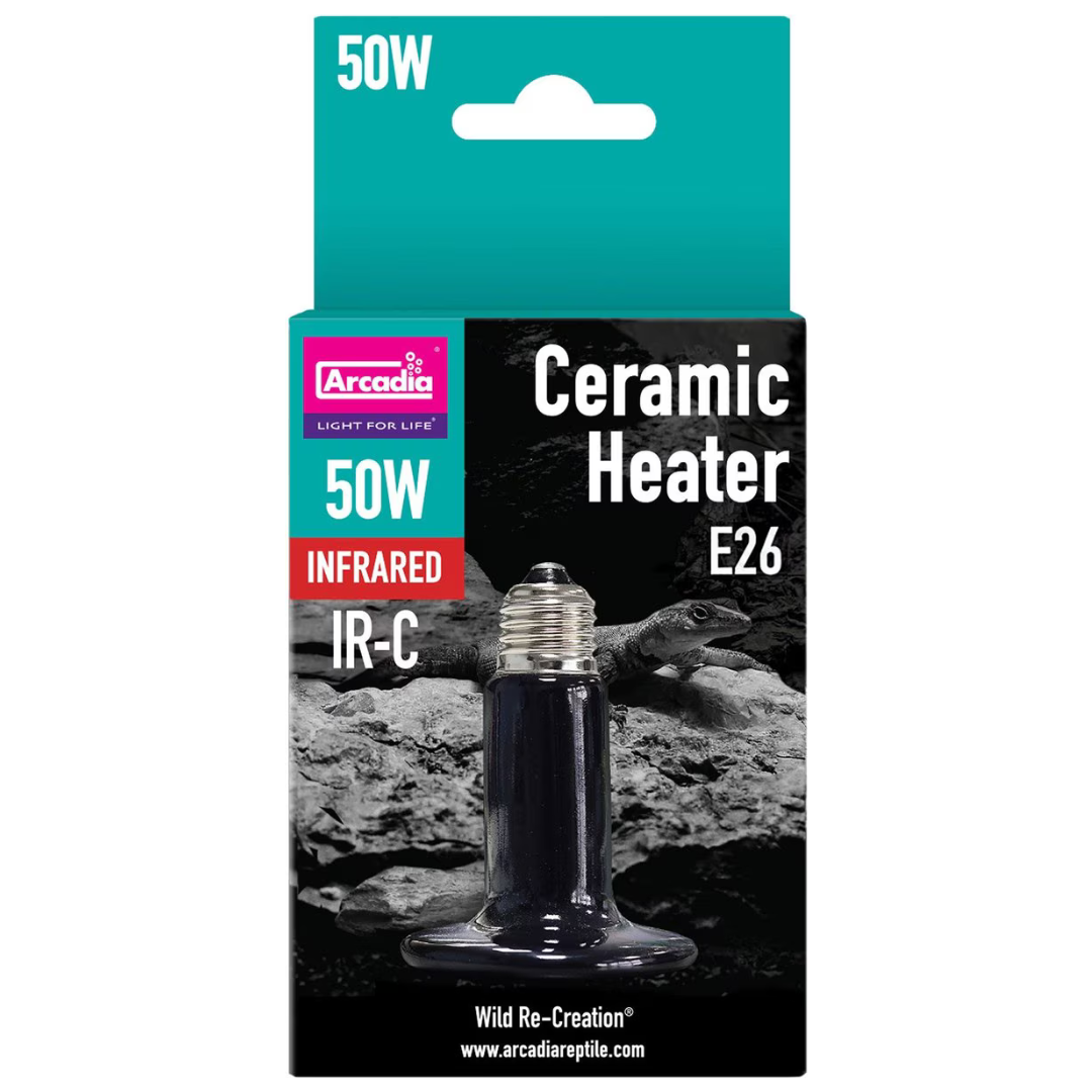 Arcadia Ceramic Heat Emitter Bulbs Heating ReptiChip LLC