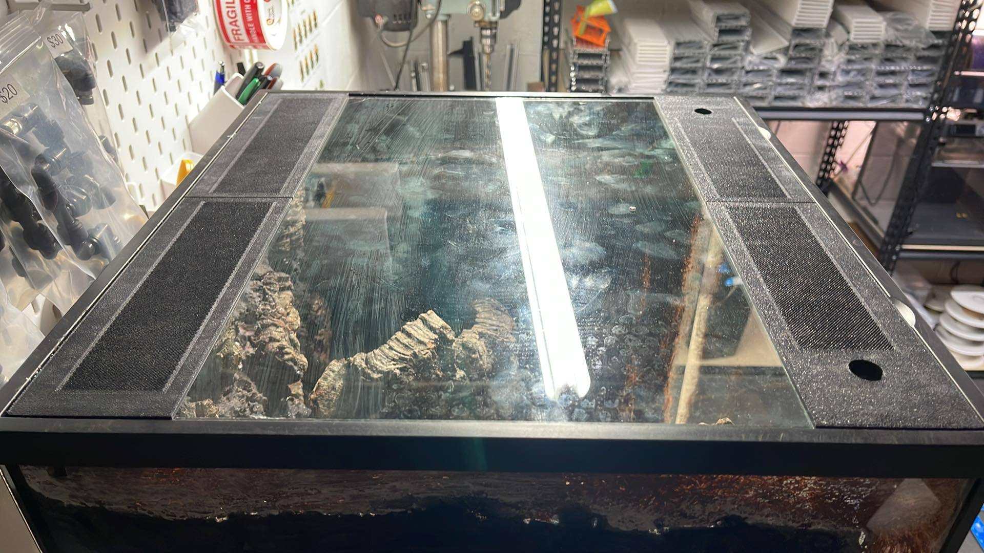 Custom Replacement Top for Thrive Terrariums – Humidity Retaining with Fly-Proof Ventilation Thrive Ecosystems