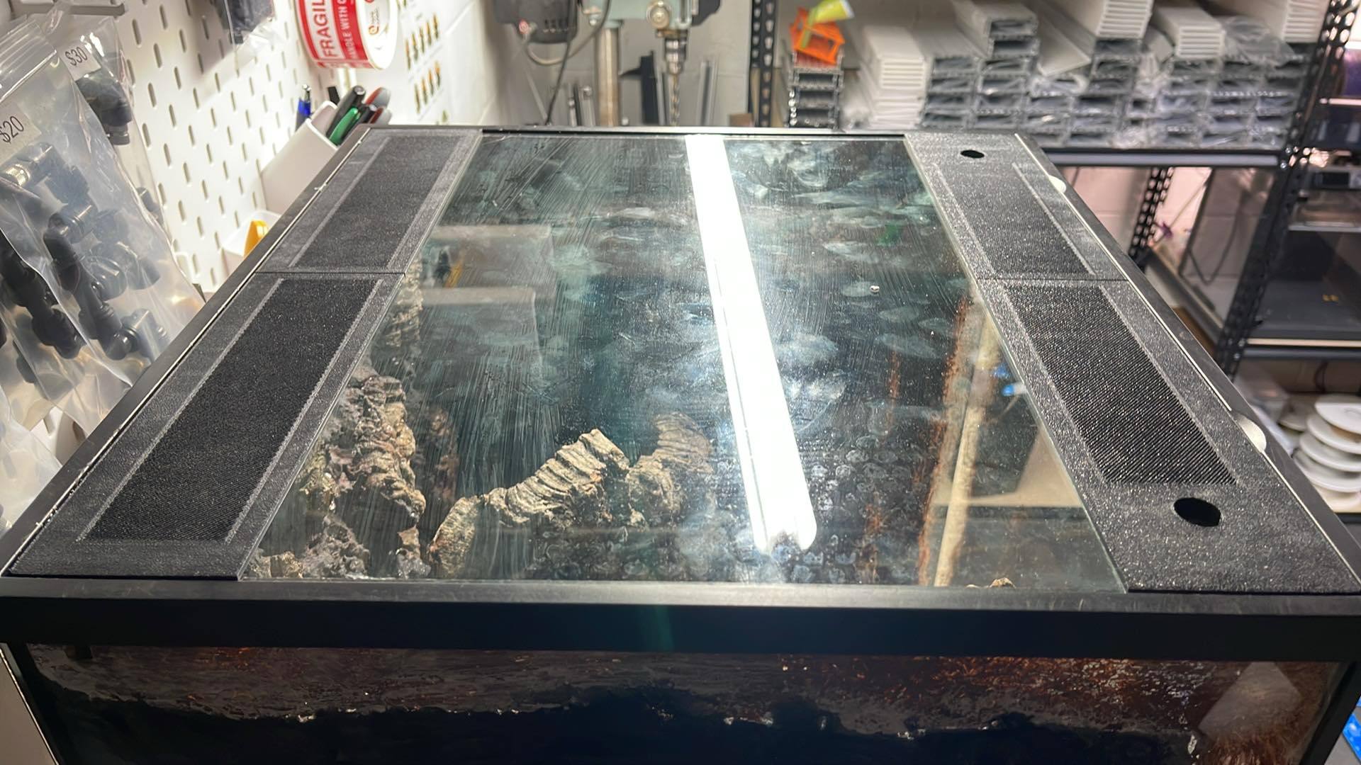 Custom Replacement Top for Thrive Terrariums – Humidity Retaining with Fly-Proof Ventilation Thrive Ecosystems