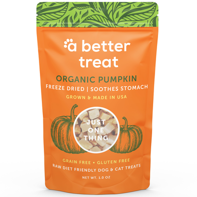 Organic Freeze Dried Pumpkin Dog and Cat Treats A Better Treat