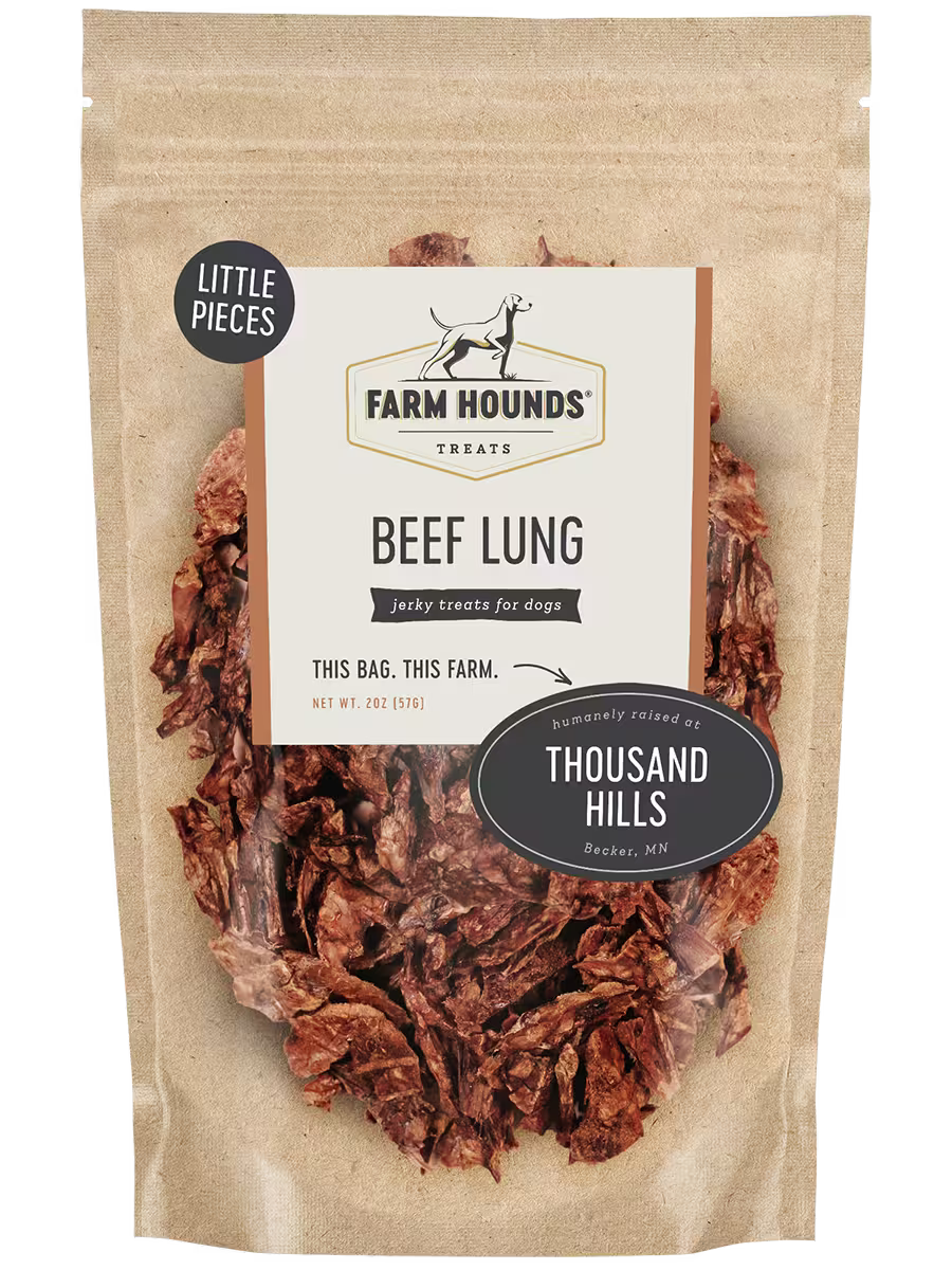Beef Lung Little Pieces Organs Farm Hounds