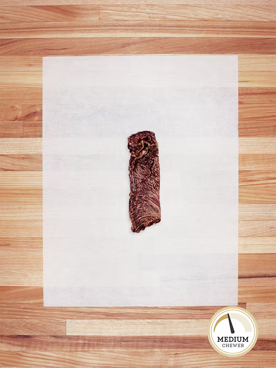 Beef Weasand - Esophagus Small (3"-4") Chews Farm Hounds