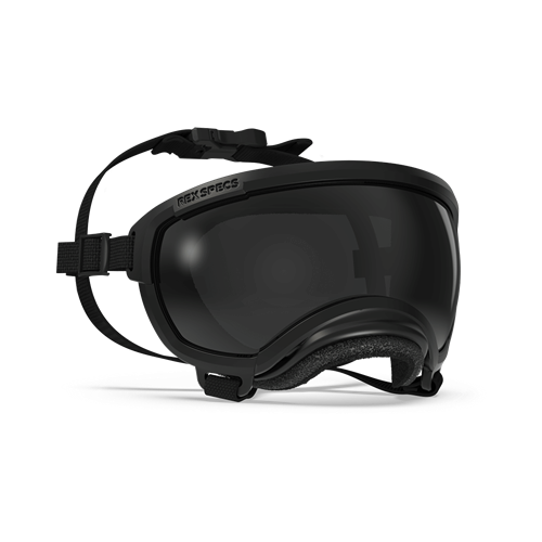 Rex Specs - Goggles for Dogs - V2 Black Dog Eye Protection Rex Specs