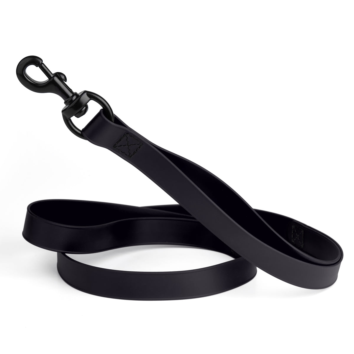 Biothane Waterproof Multi-Handle Dog Leash Black Dog Leashes Dogline