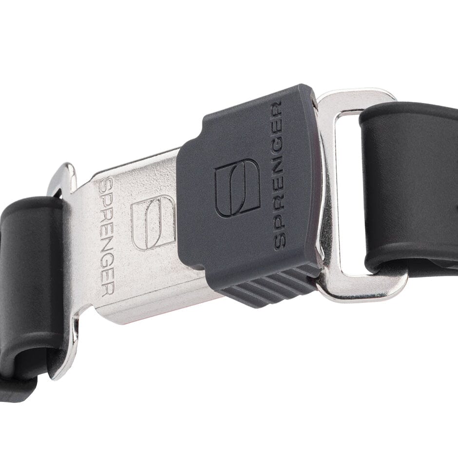 Herm Sprenger - ClicLock Safety Fastener for Flat-Style Collars - Stainless Steel Collars, Prong/Pinch Dog Collars Dogline