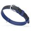 Soft Leather Dual-Color Flat Dog Collar Royal Blue 15-19" 3 4" Dog Collars Dogline