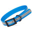 Biothane Translucent Reflective Dog Collar Blue Dog Collars Dogline