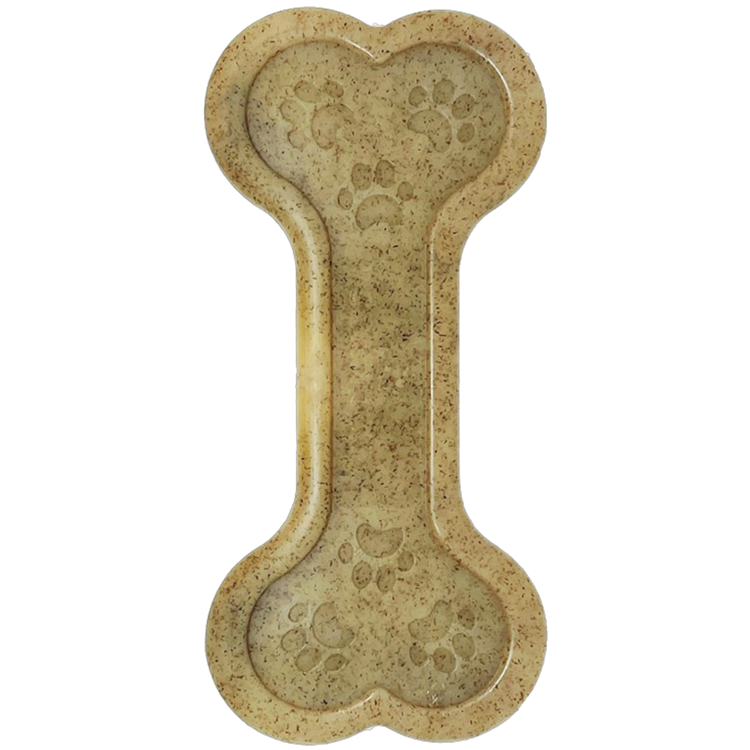 Bone eChew Ultra Durable Nylon Dog Chew Toy for Aggressive Chewers | USA Made Bone Nylon Toy - Brown Nylon Dog Toys SodaPup/True Dogs, LLC