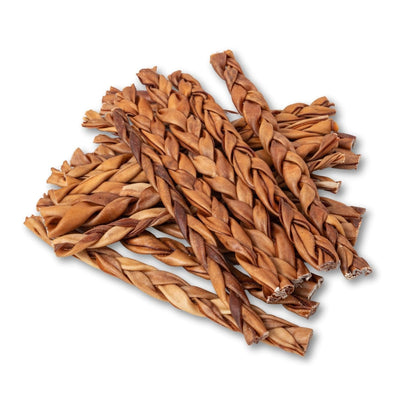 All-Natural Braided Collagen Stick Dog Treats, Supports Joint, Skin & Coat Health – 12-Inch Standard (25/Case) Dog Treats American Pet Supplies