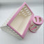 Open Air Hay Feeder and Hay Roller Bundle | 6 Colors Bubblegum Pink Hay feeder Bunny Business