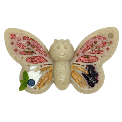 Butterfly Nylon Chew & Enrichment Toy | 2-in-1 for Aggressive Chewers | SodaPup Nylon Dog Toys SodaPup/True Dogs, LLC