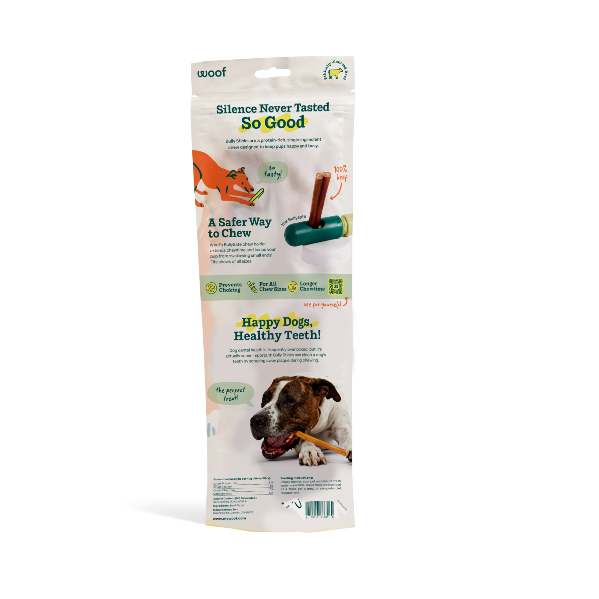 BullySafe Chews - BullySticks Woof