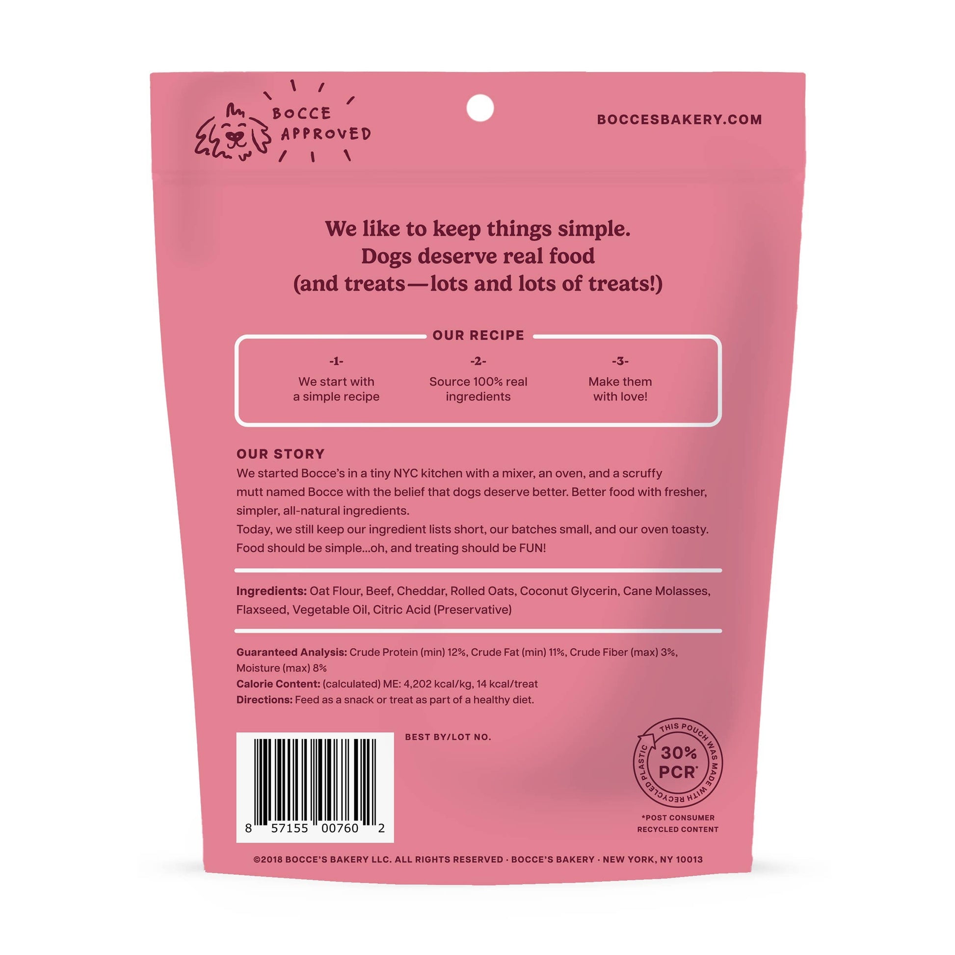 Bocce's Bakery Say MOOOO Soft & Chewy Dog Treats 6oz Soft & Chewy Antelope Pets