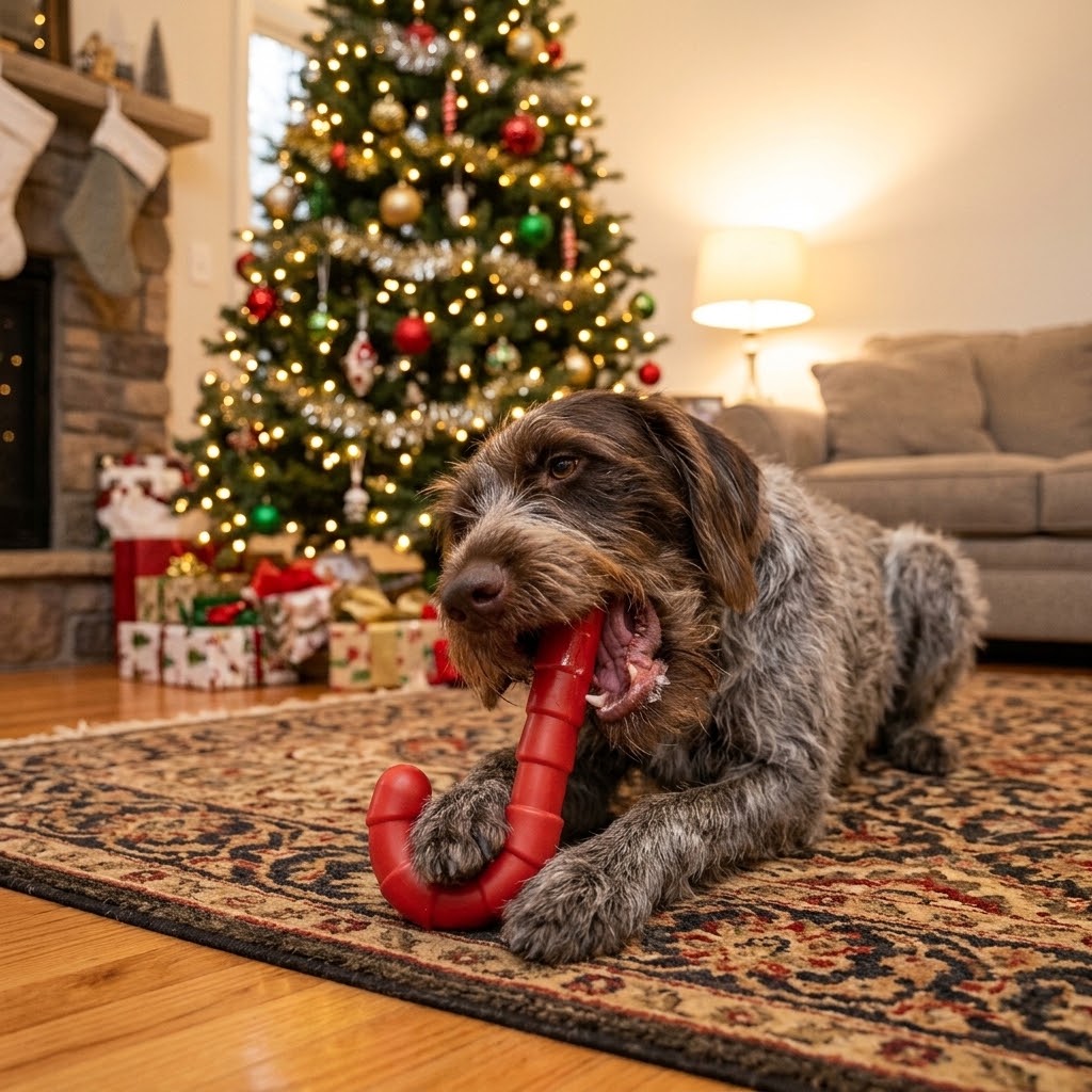 Candy Cane Nylon Dog Toy for Aggressive Chewers | USA Made | SodaPup Nylon Dog Toys SodaPup/True Dogs, LLC