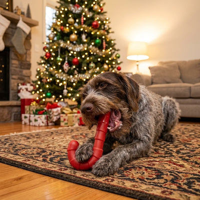 Candy Cane Nylon Dog Toy for Aggressive Chewers | USA Made | SodaPup Nylon Dog Toys SodaPup/True Dogs, LLC