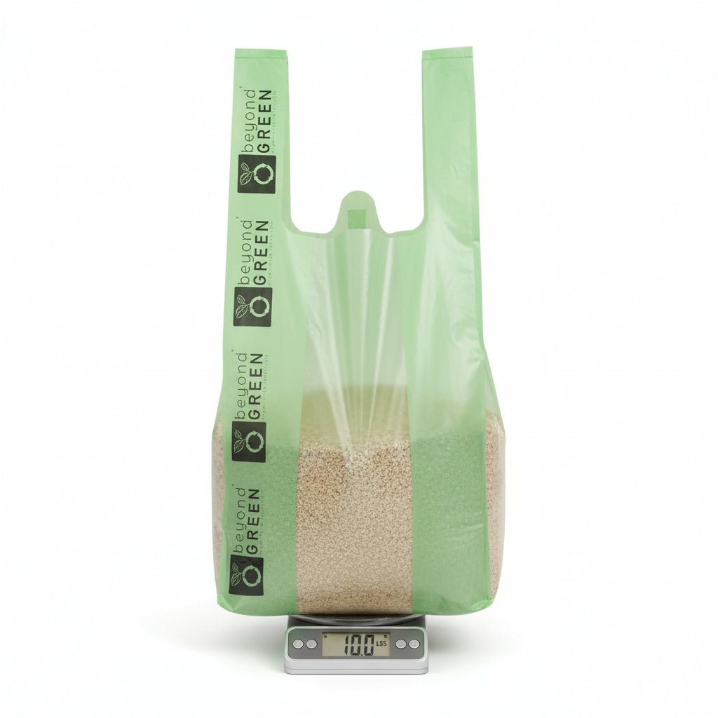 Cat Litter Bags – 8" x 16" with 5" Gusset & Handles | Leak-Resistant | Made in USA | beyondGREEN Cat Litter Bags beyondGREEN biotech™