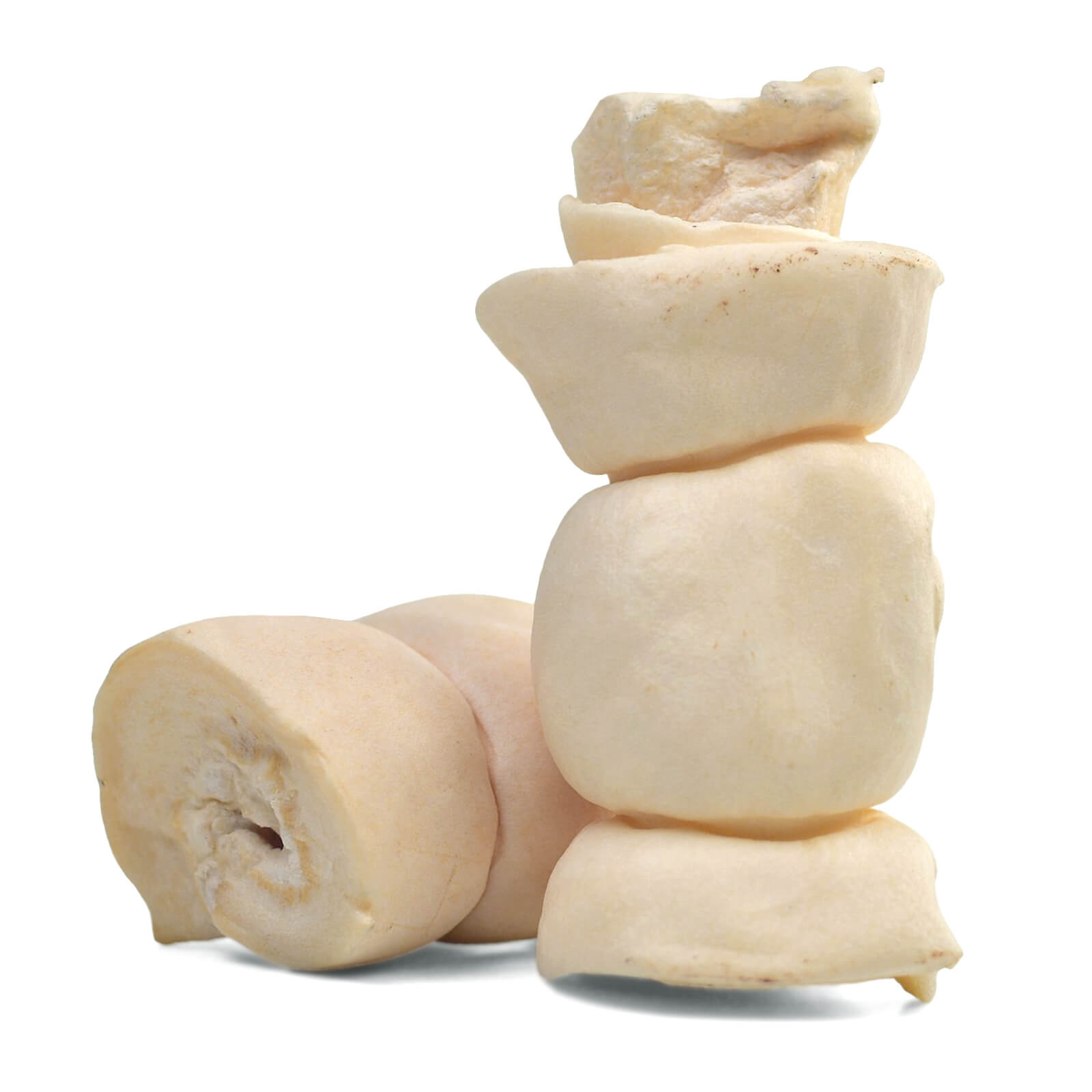 5"- 6" Beef Cheek Rolls, Plain and Flavored Beef (plain) Beef Supercan Bully Sticks