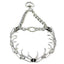 Herm Sprenger - ULTRA-PLUS Training Collar with Center-Plate and Assembly Chain - Comfort Version - Chrome Collars, Prong/Pinch Dog Collars Dogline