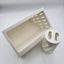 Open Air Hay Feeder and Hay Roller Bundle | 6 Colors Coconut White Hay feeder Bunny Business