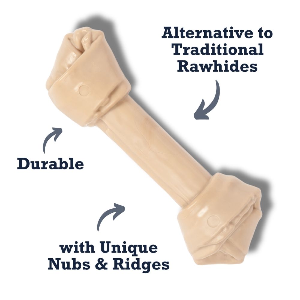 Country Living Nylon Bone Dog Chew Toy – Durable Rawhide-Shaped Chew Toys American Pet Supplies