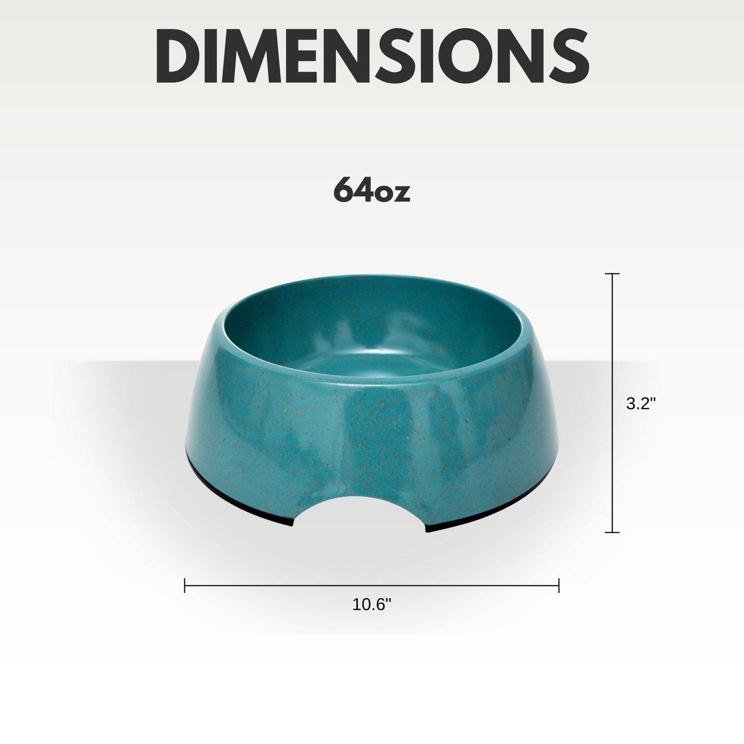 Country Living Set of 2 Natural Fiber Dog Bowls – Teal Blue Bamboo Bowls American Pet Supplies