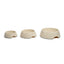 Country Living Set of 2 Natural Fiber Dog Bowls – White Swan Bamboo Bowls American Pet Supplies