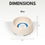 Country Living Set of 2 Natural Fiber Dog Bowls – White Swan Bamboo Bowls American Pet Supplies
