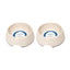 Country Living Set of 2 Natural Fiber Dog Bowls – White Swan X-Large (64oz) Bamboo Bowls American Pet Supplies