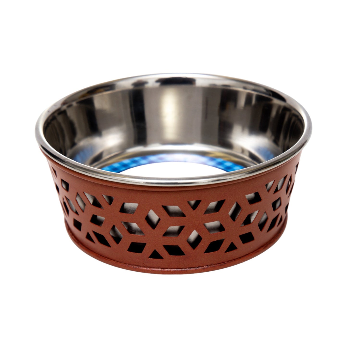 Country Living Set of 2 Stainless Steel Dog Bowls – Farmhouse Style, Ideal for Small to Medium Dogs Bowl American Pet Supplies