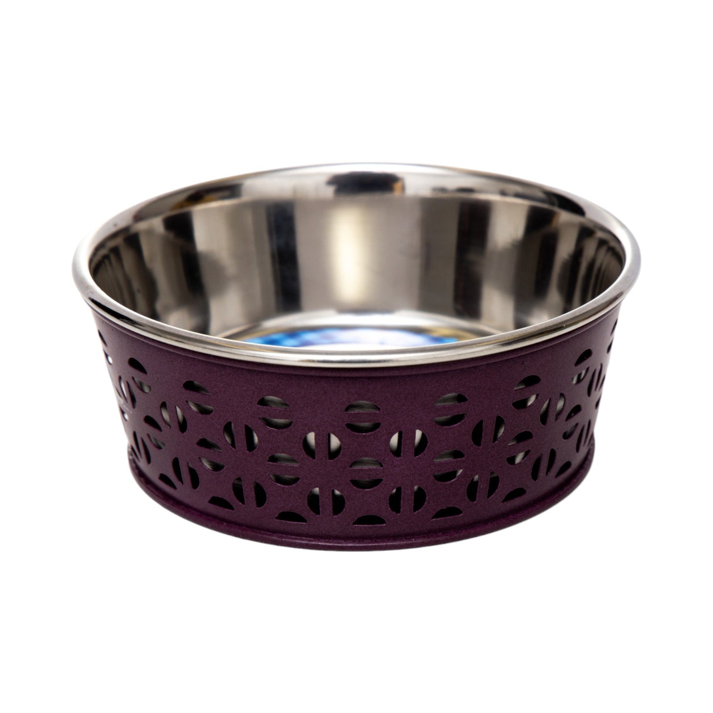 Country Living Set of 2 Stainless Steel Dog Bowls – Farmhouse Style, Ideal for Small to Medium Dogs Bowl American Pet Supplies
