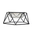 Country Living Elevated Single Dog Bowl Feeder – Geometric Design with Removable Stainless Steel Bowl Elevated Feeders American Pet Supplies