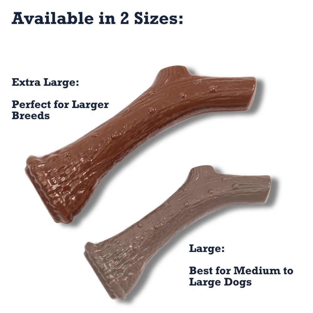 Country Living Nylon Antler Dog Chew Toy – with Natural Chicken Flavor Chew Toys American Pet Supplies