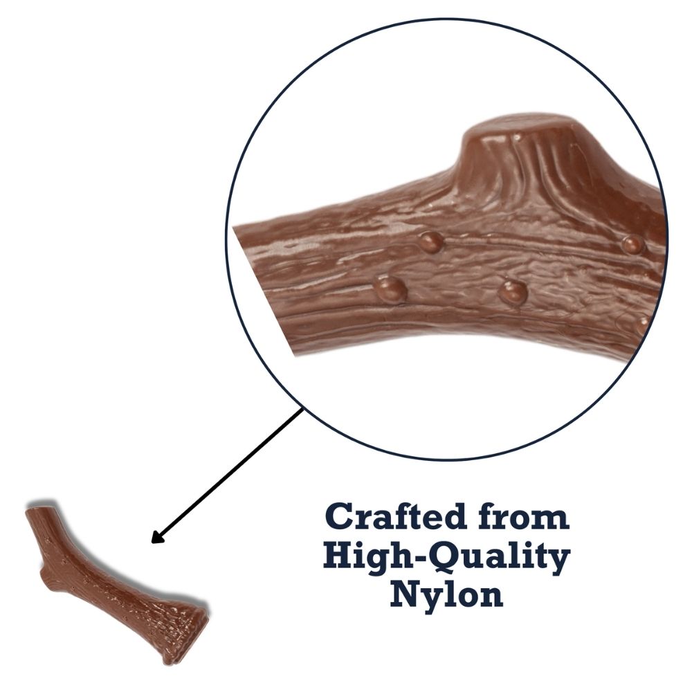 Country Living Nylon Antler Dog Chew Toy – with Natural Chicken Flavor Chew Toys American Pet Supplies