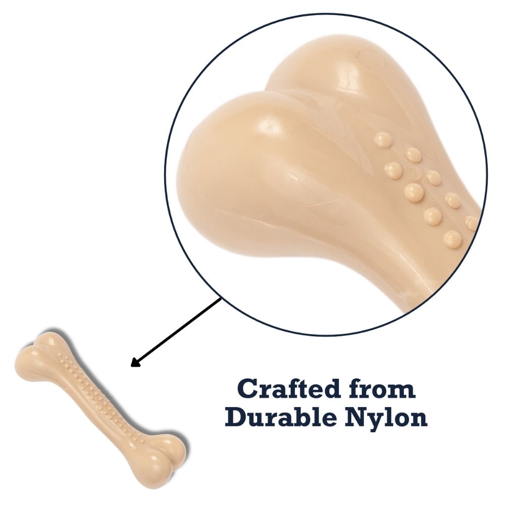 Country Living Nylon Chew Bone Toy for Dogs (Chicken-Flavored), Ideal for Heavy Chewers Chew Toys American Pet Supplies