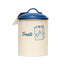 Country Living Set of 3 Pet Treat Canisters, Dog Treat Storage – French Blue Lid Containers American Pet Supplies