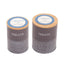 Country Living Dog Treat Canisters - Set of 2 Carbon Steel Jars with Bamboo Lids – Volcanic Gray Containers American Pet Supplies