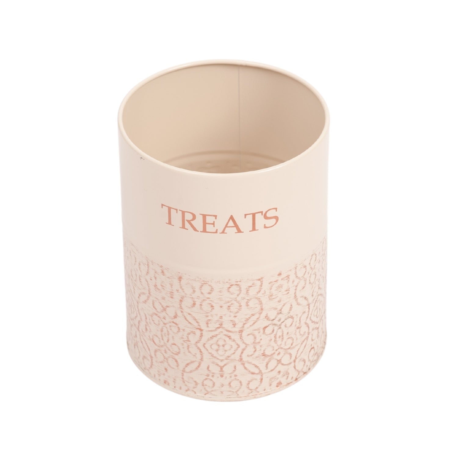 Country Living Dog Treat Canisters - Set of 2 Carbon Steel Jars with Bamboo Lids – White Swan Treat Jar American Pet Supplies